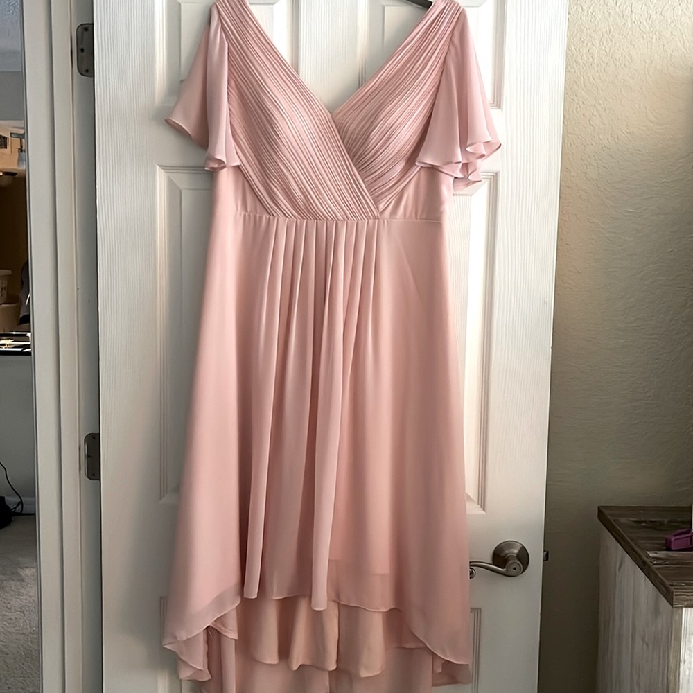 Ever Pretty. Light Pink. Midi Dress. Size 14.